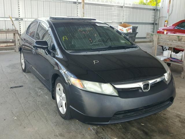 2HGFA16968H334609 - 2008 HONDA CIVIC EXL შავი ფოტო 1