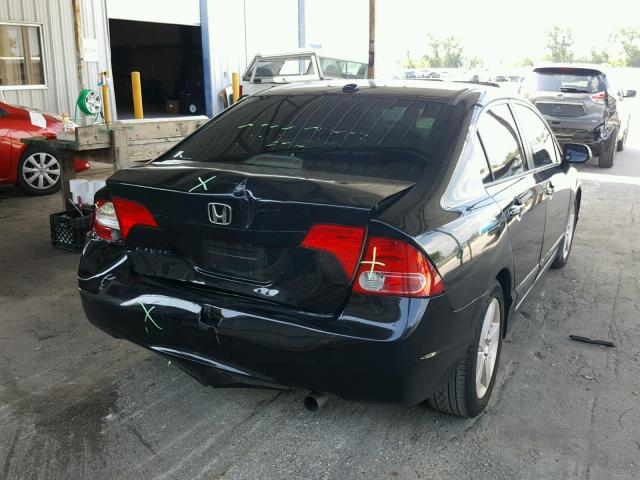2HGFA16968H334609 - 2008 HONDA CIVIC EXL შავი ფოტო 4