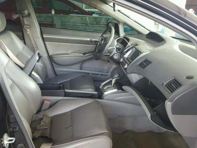 2HGFA16968H334609 - 2008 HONDA CIVIC EXL შავი ფოტო 5