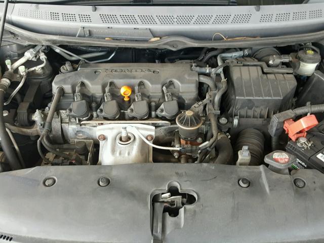 2HGFA16968H334609 - 2008 HONDA CIVIC EXL შავი ფოტო 7