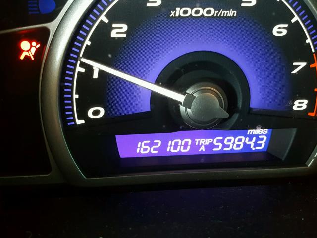 2HGFA16968H334609 - 2008 HONDA CIVIC EXL შავი ფოტო 8