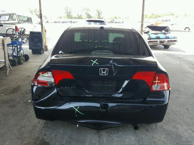 2HGFA16968H334609 - 2008 HONDA CIVIC EXL შავი ფოტო 9