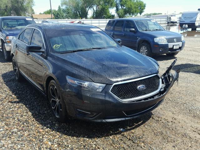 1FAHP2KT1DG172459 - 2013 FORD TAURUS SHO BLACK photo 1