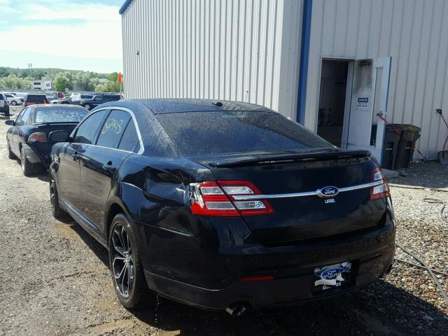 1FAHP2KT1DG172459 - 2013 FORD TAURUS SHO BLACK photo 3