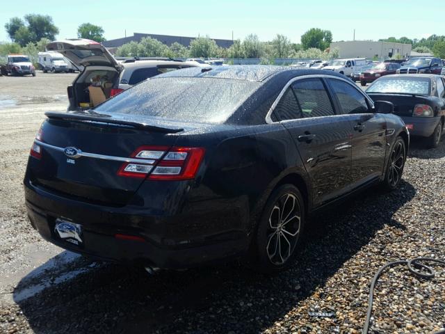 1FAHP2KT1DG172459 - 2013 FORD TAURUS SHO BLACK photo 4