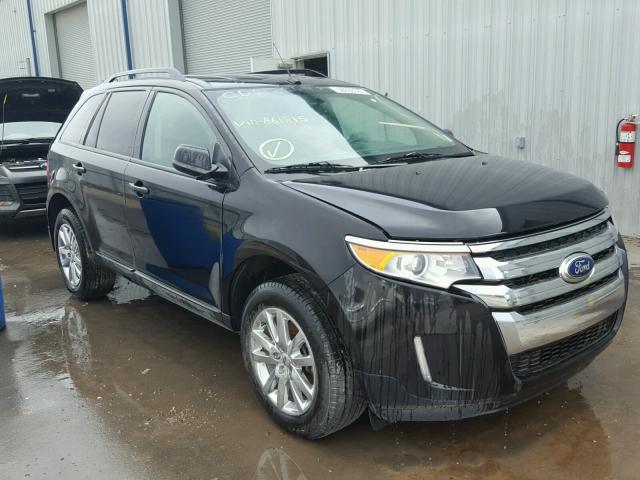 2FMDK3JC8EBA61815 - 2014 FORD EDGE SEL BLACK photo 1