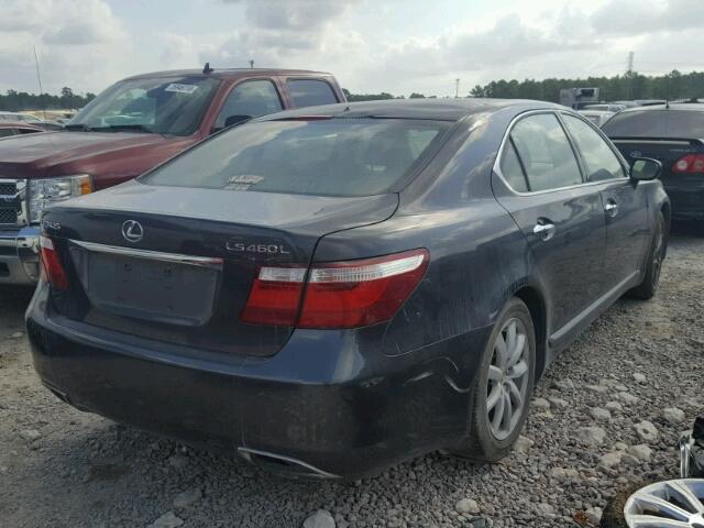 JTHGL46F575007112 - 2007 LEXUS LS 460L GRAY photo 4