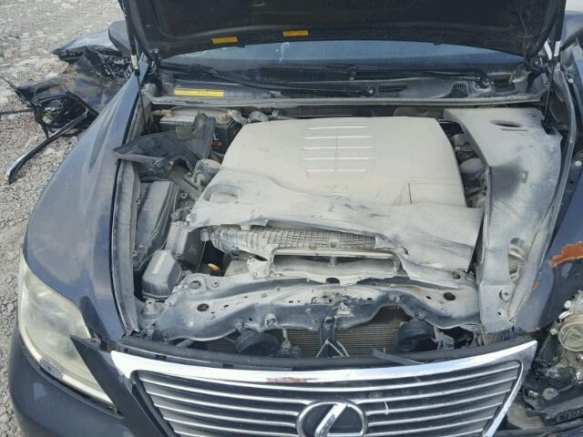 JTHGL46F575007112 - 2007 LEXUS LS 460L GRAY photo 7