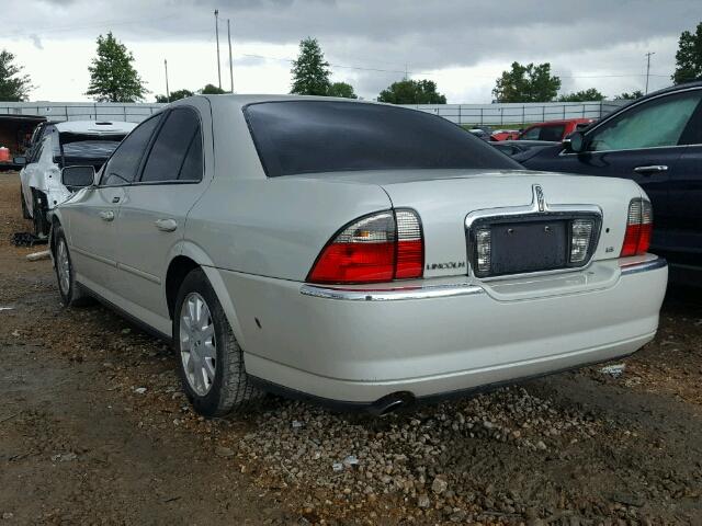 1LNHM86SX5Y604867 - 2005 LINCOLN LS WHITE photo 3