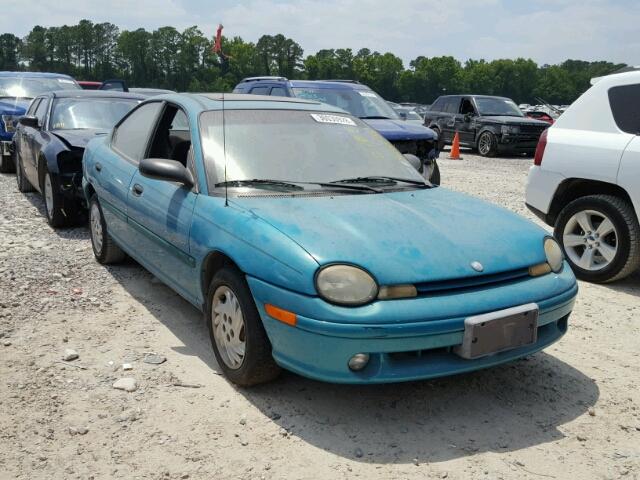 3P3ES47Y7WT250687 - 1998 PLYMOUTH NEON HIGHL TURQUOISE photo 1