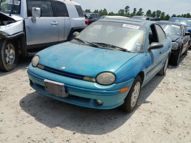 3P3ES47Y7WT250687 - 1998 PLYMOUTH NEON HIGHL TURQUOISE photo 2