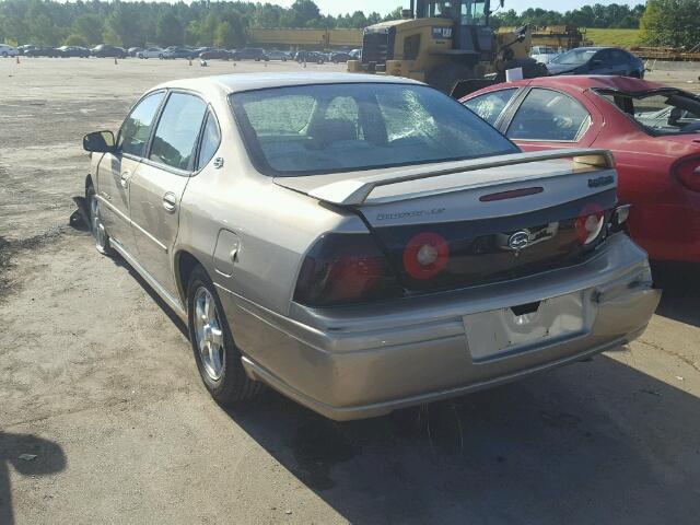 2G1WH52K249223966 - 2004 CHEVROLET IMPALA LS BEIGE photo 3