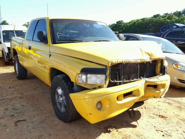 1B7HC13Y3YJ167511 - 2000 DODGE RAM 1500 YELLOW photo 1