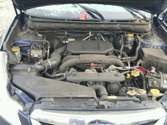 4S4BRBCC1B3401845 - 2011 SUBARU OUTBACK 2. BLUE photo 7