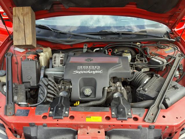1G2WR121X1F205291 - 2001 PONTIAC GRAND PRIX RED photo 7