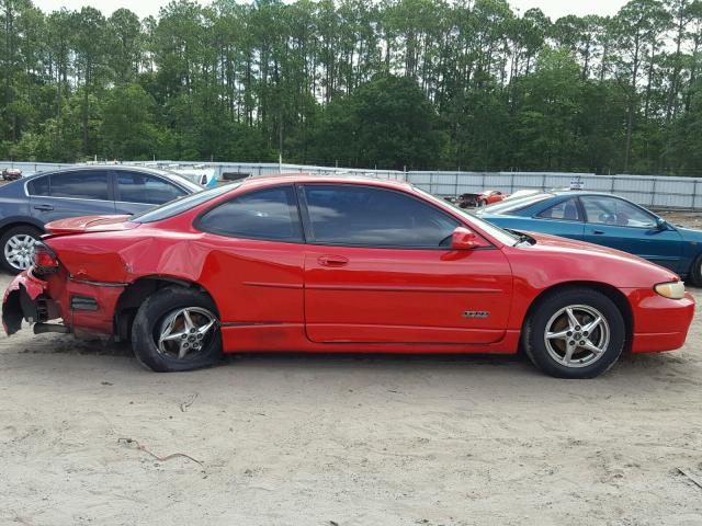 1G2WR121X1F205291 - 2001 PONTIAC GRAND PRIX RED photo 9