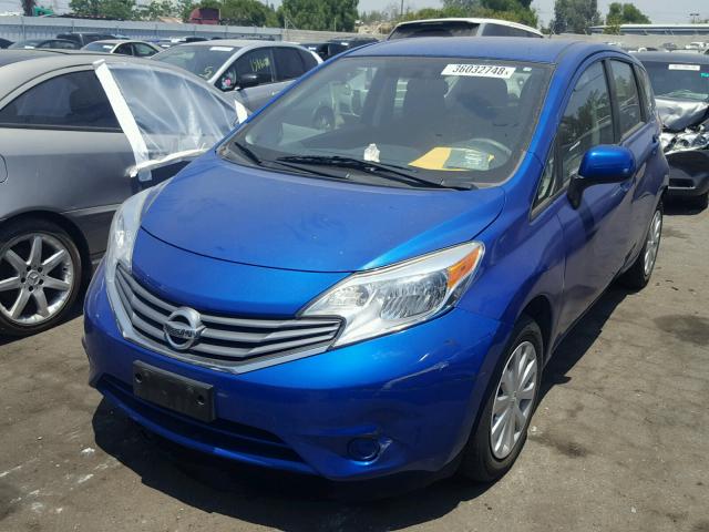 3N1CE2CP8EL396436 - 2014 NISSAN VERSA NOTE BLUE photo 2