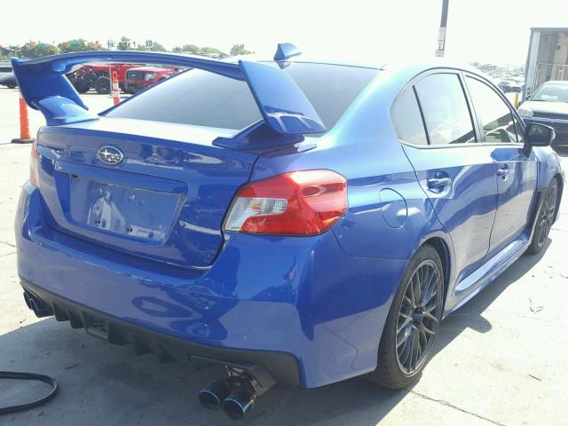 JF1VA2M67G9809147 - 2016 SUBARU WRX STI BLUE photo 4