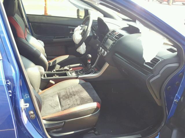 JF1VA2M67G9809147 - 2016 SUBARU WRX STI BLUE photo 5