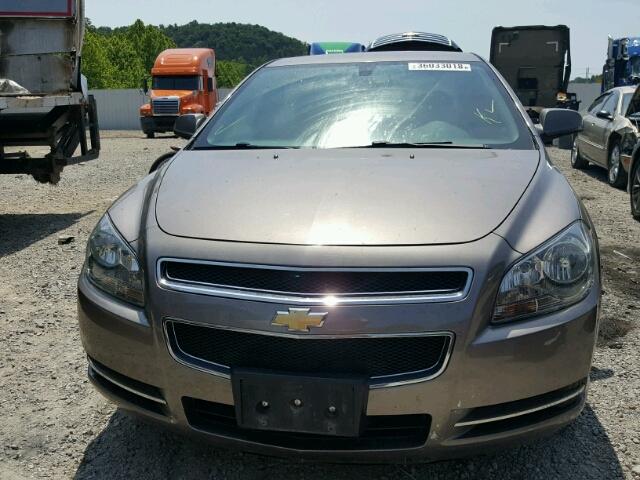 1G1ZC5E16BF170496 - 2011 CHEVROLET MALIBU 1LT ოქროსფერი ფოტო 9
