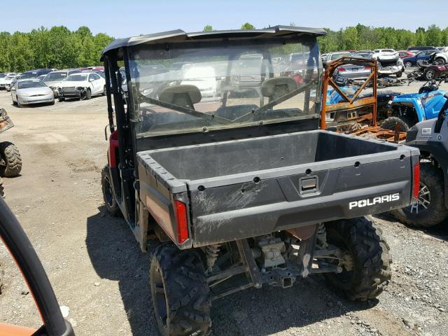 4X4WH76A6CE288259 - 2012 POLARIS RANGER 800 RED photo 3