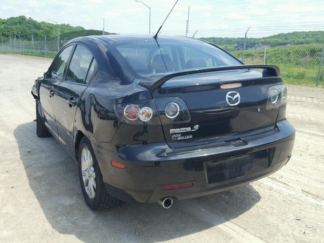 JM1BK32F371632064 - 2007 MAZDA 3 I BLACK photo 3