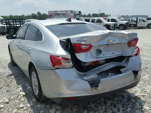 1G1ZB5ST9HF288429 - 2017 CHEVROLET MALIBU LS SILVER photo 3