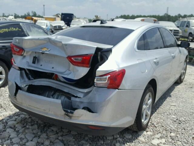 1G1ZB5ST9HF288429 - 2017 CHEVROLET MALIBU LS SILVER photo 4