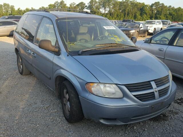 1D4GP45R86B591378 - 2006 DODGE CARAVAN SX BLUE photo 1