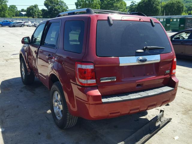 1FMCU0EG7BKB95427 - 2011 FORD ESCAPE LIM RED photo 3