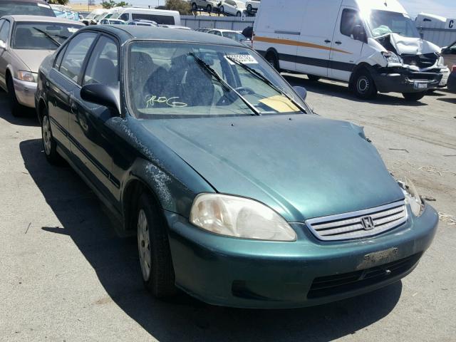 2HGEJ6617XH520323 - 1999 HONDA CIVIC BASE GREEN photo 1