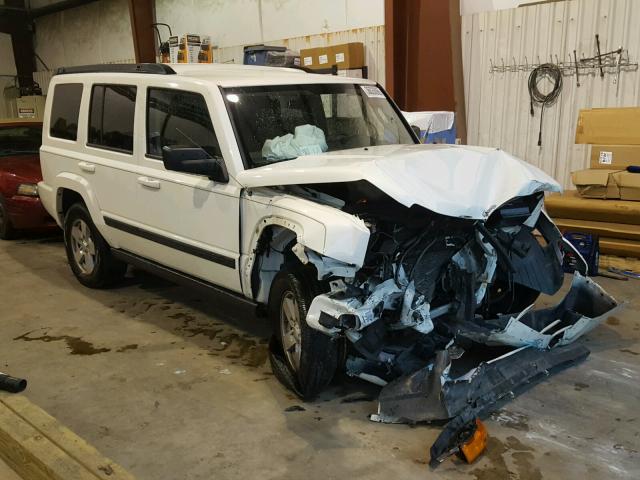 1J8HG48K58C141791 - 2008 JEEP COMMANDER WHITE photo 1