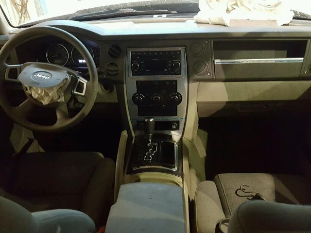1J8HG48K58C141791 - 2008 JEEP COMMANDER WHITE photo 9