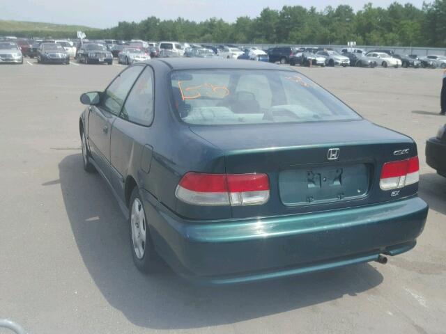 1HGEJ8242YL057040 - 2000 HONDA CIVIC EX GREEN photo 4