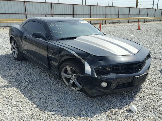 2G1FB1EV7A9206074 - 2010 CHEVROLET CAMARO LT BLACK photo 1