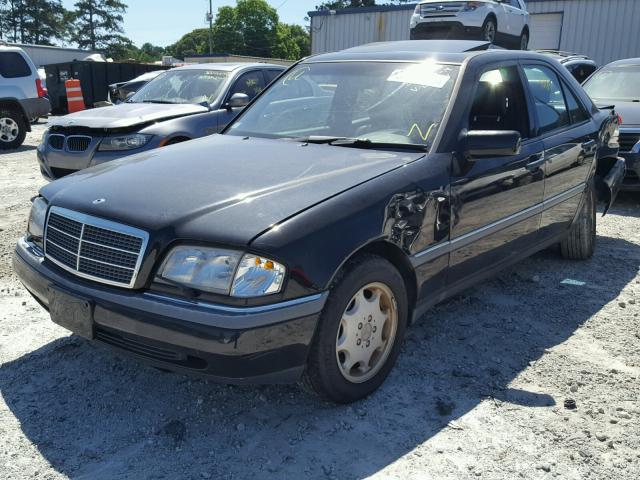 WDBHA28E6VF530584 - 1997 MERCEDES-BENZ C 280 BLACK photo 2