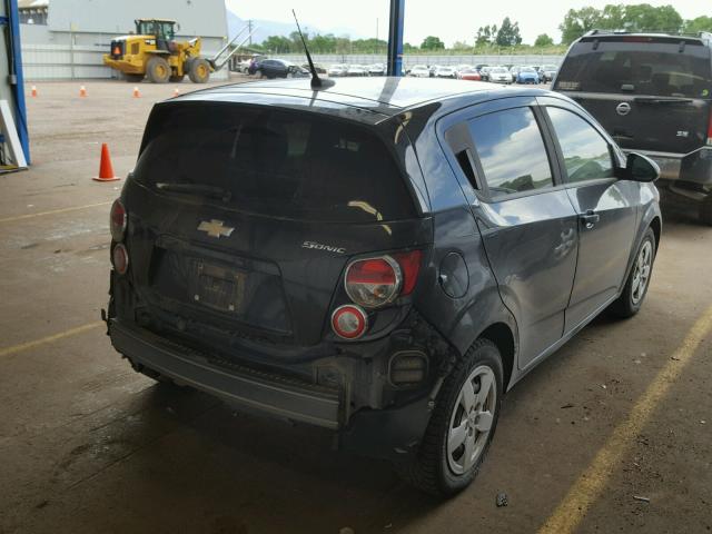 1G1JA6SH5E4147303 - 2014 CHEVROLET SONIC LS 黑色 照片 4