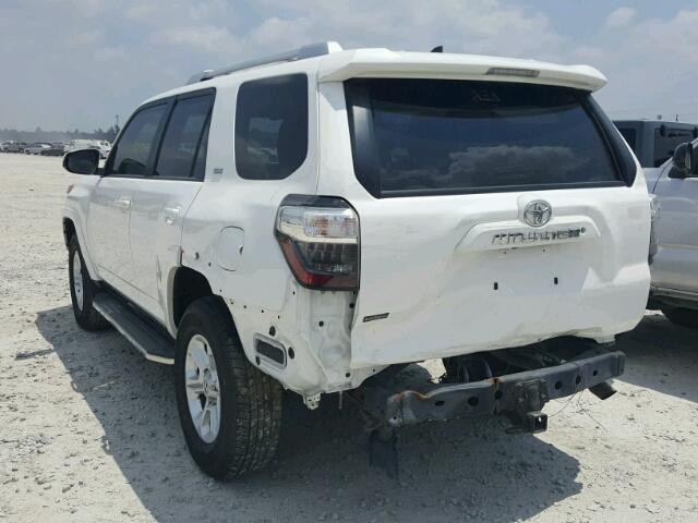 JTEBU5JRXG5344161 - 2016 TOYOTA 4RUNNER SR 白色 照片 3