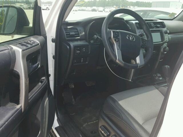 JTEBU5JRXG5344161 - 2016 TOYOTA 4RUNNER SR 白色 照片 9