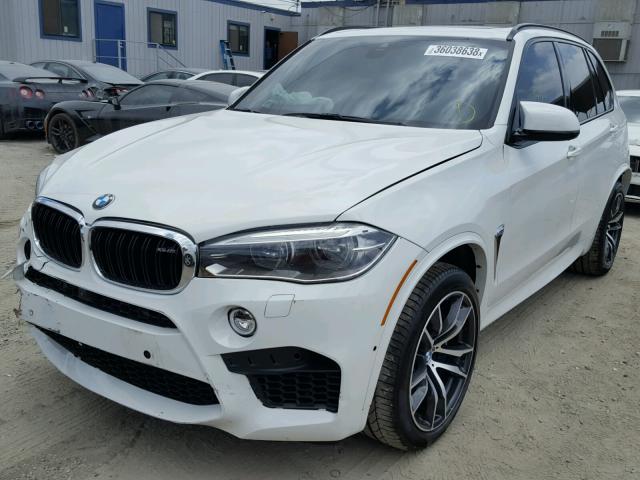5YMKT6C31H0X20614 - 2017 BMW X5 M WHITE photo 2