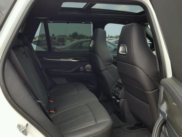 5YMKT6C31H0X20614 - 2017 BMW X5 M WHITE photo 6