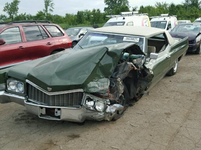 J0323424 - 1970 CADILLAC DEVILLE GREEN photo 2