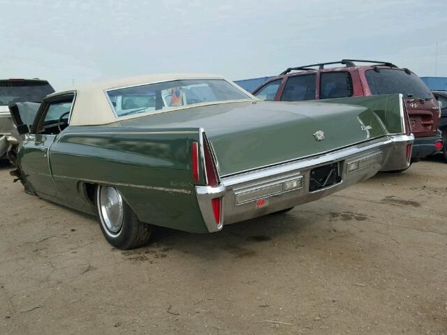 J0323424 - 1970 CADILLAC DEVILLE GREEN photo 3