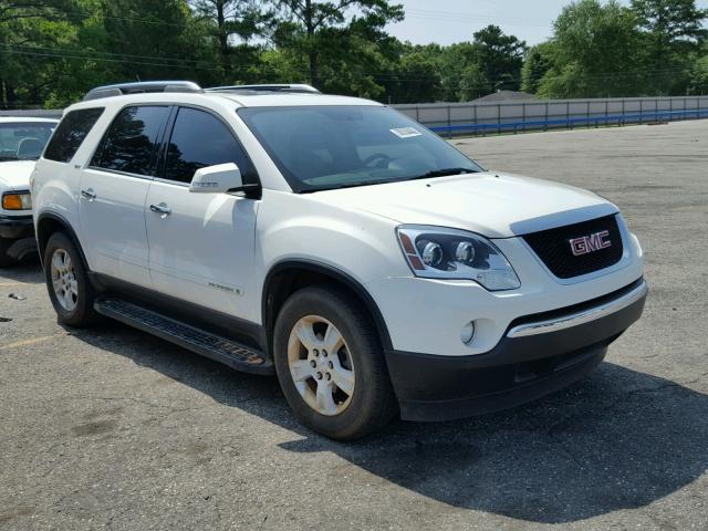 1GKER23768J197752 - 2008 GMC ACADIA SLT თეთრი ფოტო 1