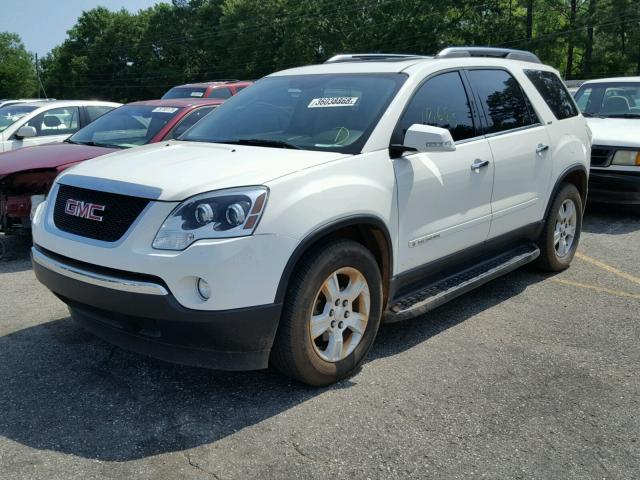 1GKER23768J197752 - 2008 GMC ACADIA SLT თეთრი ფოტო 2