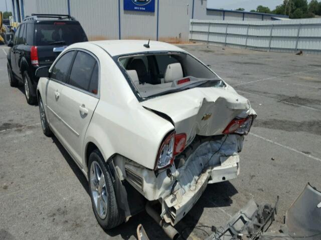 1G1ZD5E17BF360336 - 2011 CHEVROLET MALIBU 2LT WHITE photo 3