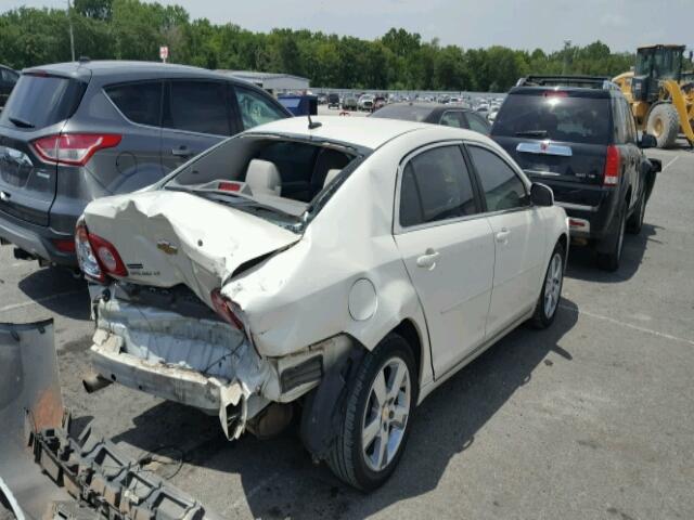 1G1ZD5E17BF360336 - 2011 CHEVROLET MALIBU 2LT WHITE photo 4