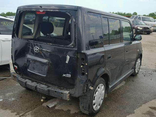 JTLKT324864103822 - 2006 TOYOTA SCION XB შავი ფოტო 4