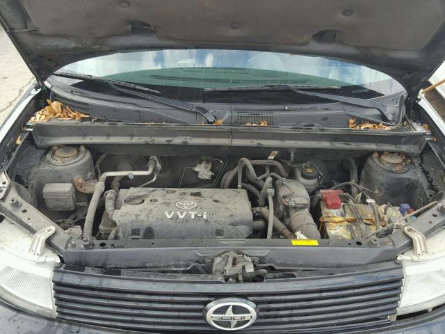 JTLKT324864103822 - 2006 TOYOTA SCION XB შავი ფოტო 7