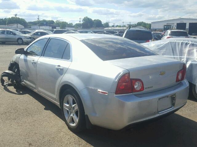 1G1ZA5EB4AF105269 - 2010 CHEVROLET MALIBU LS ვერცხლისფერი ფოტო 3